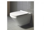 Унитаз подвесной без ободка Duravit серия DuraStyle 255109000 + Сиденье 0063790000
