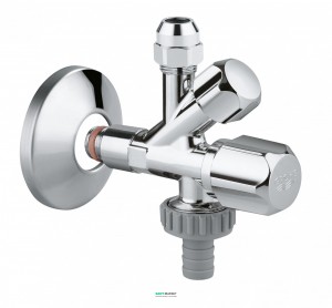 Grohe Комбінований кутовий вентиль 1/2 колір хром 22034000