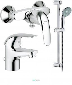 Набір змішувачів для душу кімнати Grohe Euroeco 123232S