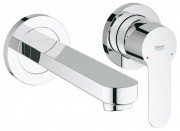 Смеситель для раковины однорычажный настенный Grohe коллекция BauEdge хром 20474000