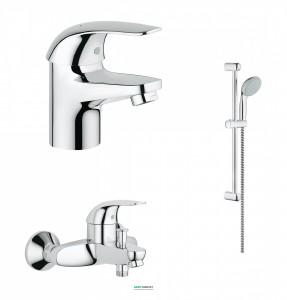 Набір змішувачів для ванної кімнати Grohe Euroeco UA123226S0