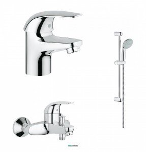 Набор смесителей для ванной комнаты Grohe Euroeco UA123226S0
