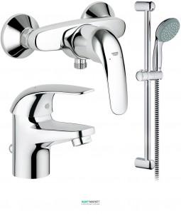 Набір змішувачів для душу кімнати Grohe Euroeco 123232S