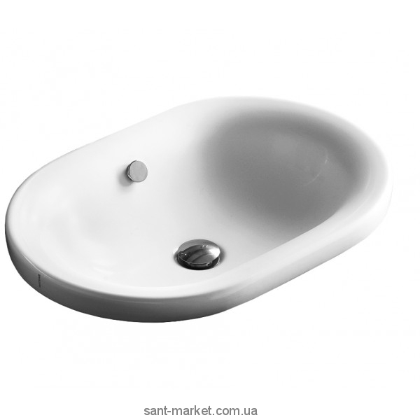 Раковина для ванной встраиваемая Hatria коллекция DayTime белая Y0YU01