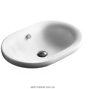 Раковина для ванної вбудована Hatria колекція DayTime біла Y0YU01