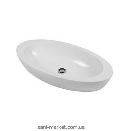 Раковина для ванной накладная Hatria коллекция Nido белая Y0R2