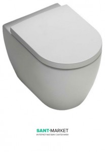 Унитаз напольный приставной Hatria коллекция Fusion Q YXVD + Сиденье YXVX