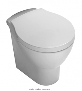 Унитаз напольный приставной Hatria коллекция Nido YXBW + Сиденье YXKG(YXWW)