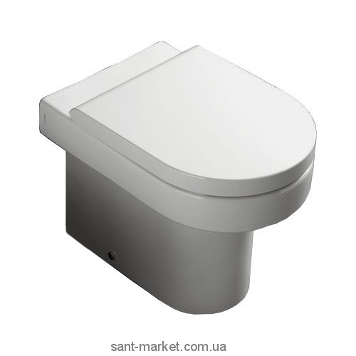 Унітаз підлоговий приставний Hatria колекція DayTime YXV4 (Y0ME) + Сидіння YXVV (Y0RG)