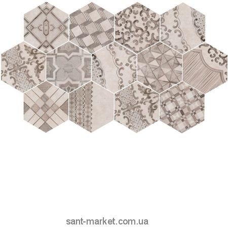 Плитка для підлоги Marazzi Clays MM7Z Cementine Freddo 21х18.2