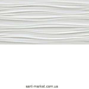 Плитка настінна Atlas Concorde 3D 8SBW Ribbon Wh. Matt 40x80