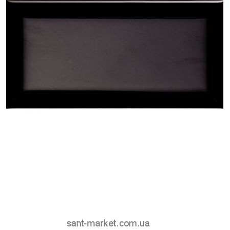 Плитка настенная Cevica Metro Plaqueta Negro Brillo 7.5х15