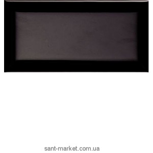 Плитка настенная Cevica Metro Plaqueta Negro Brillo 7.5х15