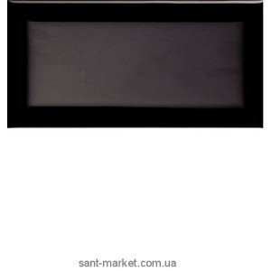 Плитка настенная Cevica Metro Plaqueta Negro Brillo 7.5х15