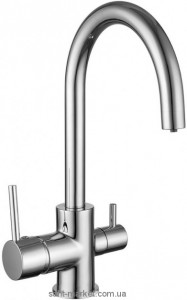 Смеситель для кухни под фильтр Imprese Daicy двухрычажный 55009-U