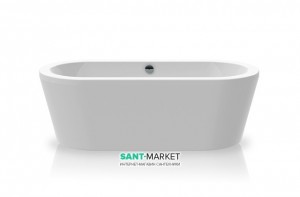 Ванна акриловая отдельностоящая Knief Cool 180х80 0100-082-06+0100-091-06