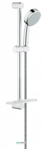 Душевой гарнитур со штангой с мыльницей Grohe коллекция Tempesta Cosmopolitan с мыльницей хром 26083001