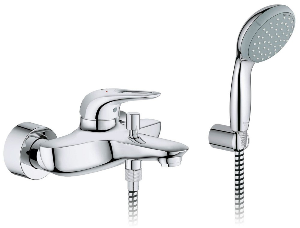 Змішувач одинважільний для ванни з душем Grohe колекція Eurostyle 33592003