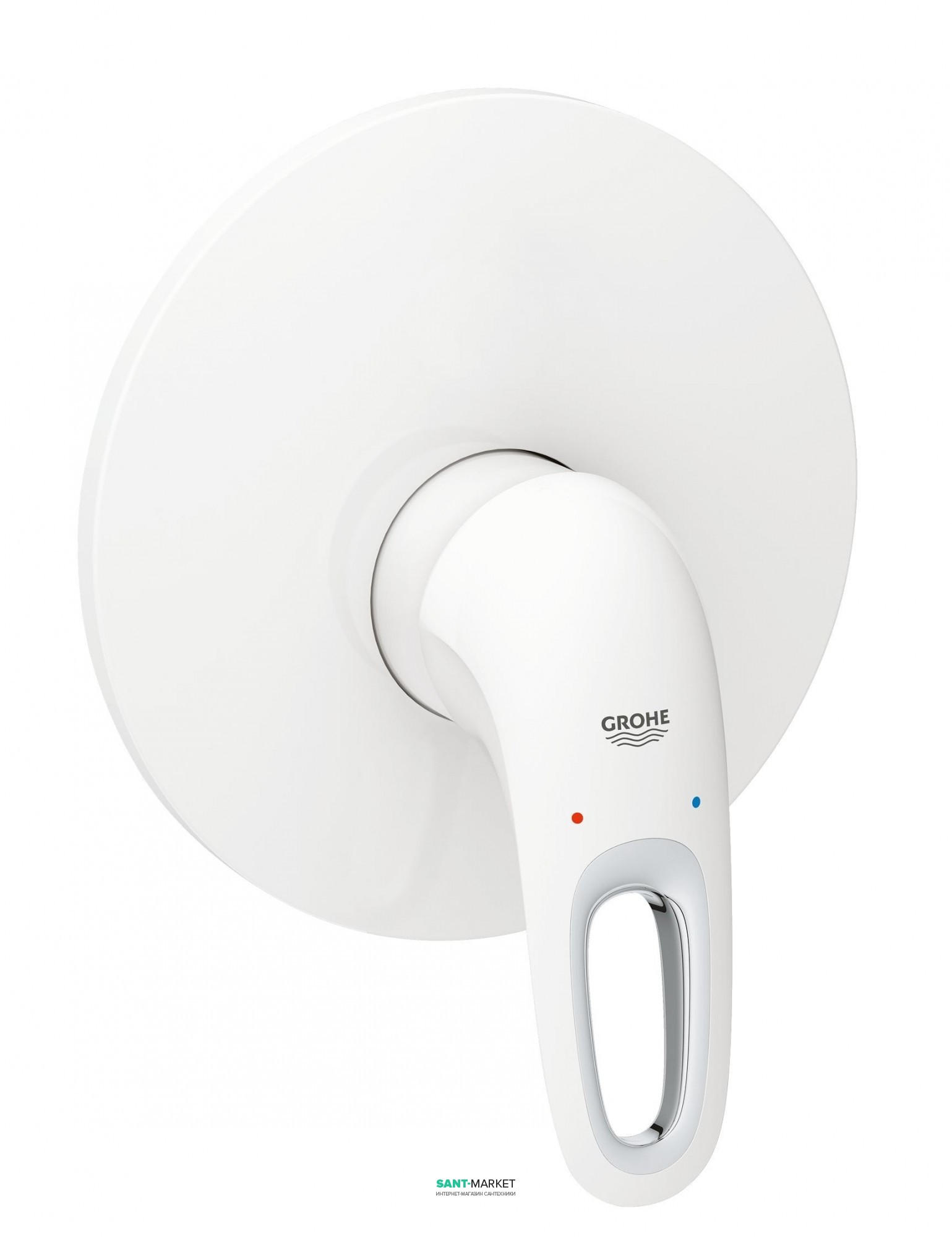 Змішувач для душа вбудовується Grohe Eurostyle New біла місяць 19507LS3