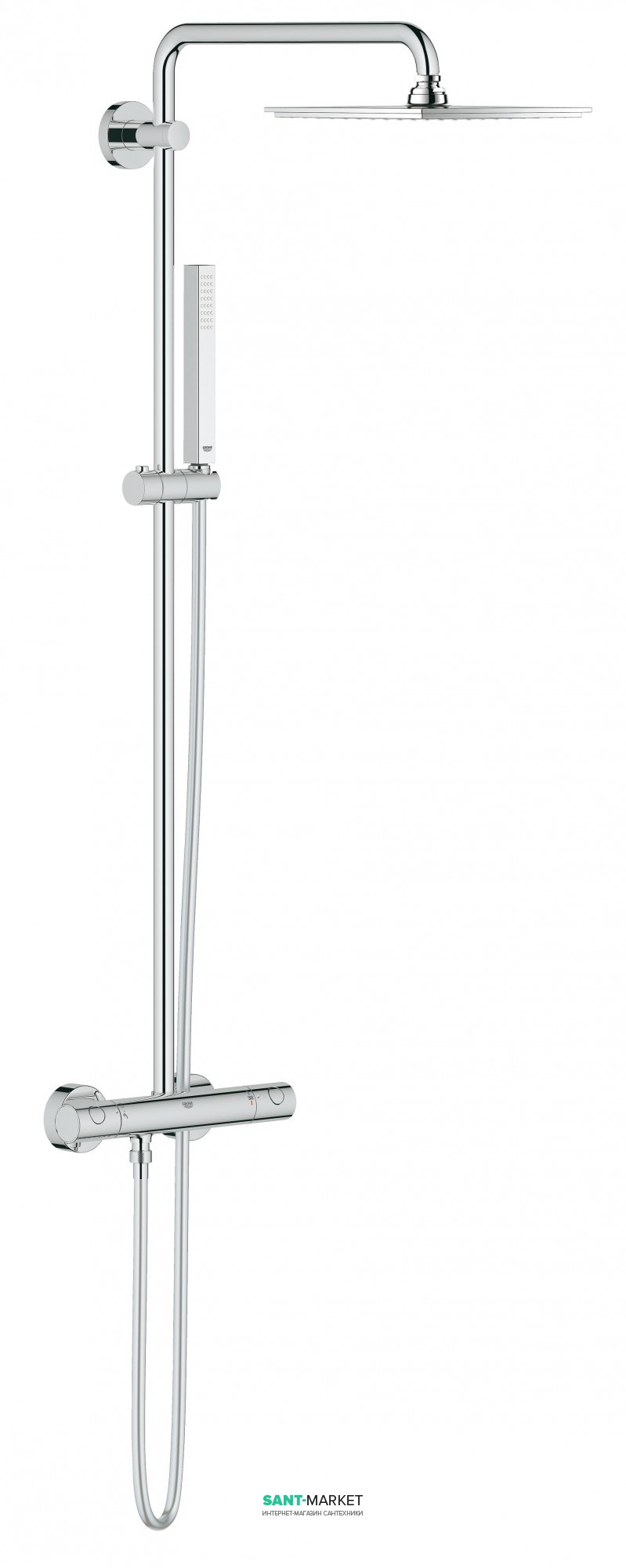 Душевая система с термостатом Grohe Euphoria 26187000