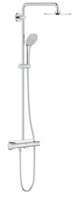 Душевая система с термостатом и полочкой GROHE Euphoria 210 с верхним и ручным душем 26363000