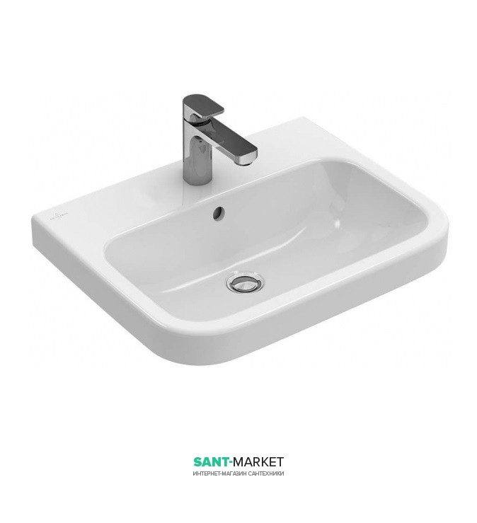 Раковина для ванной подвесная Villeroy&Boch Architectura 55х47х14 белая 41885501