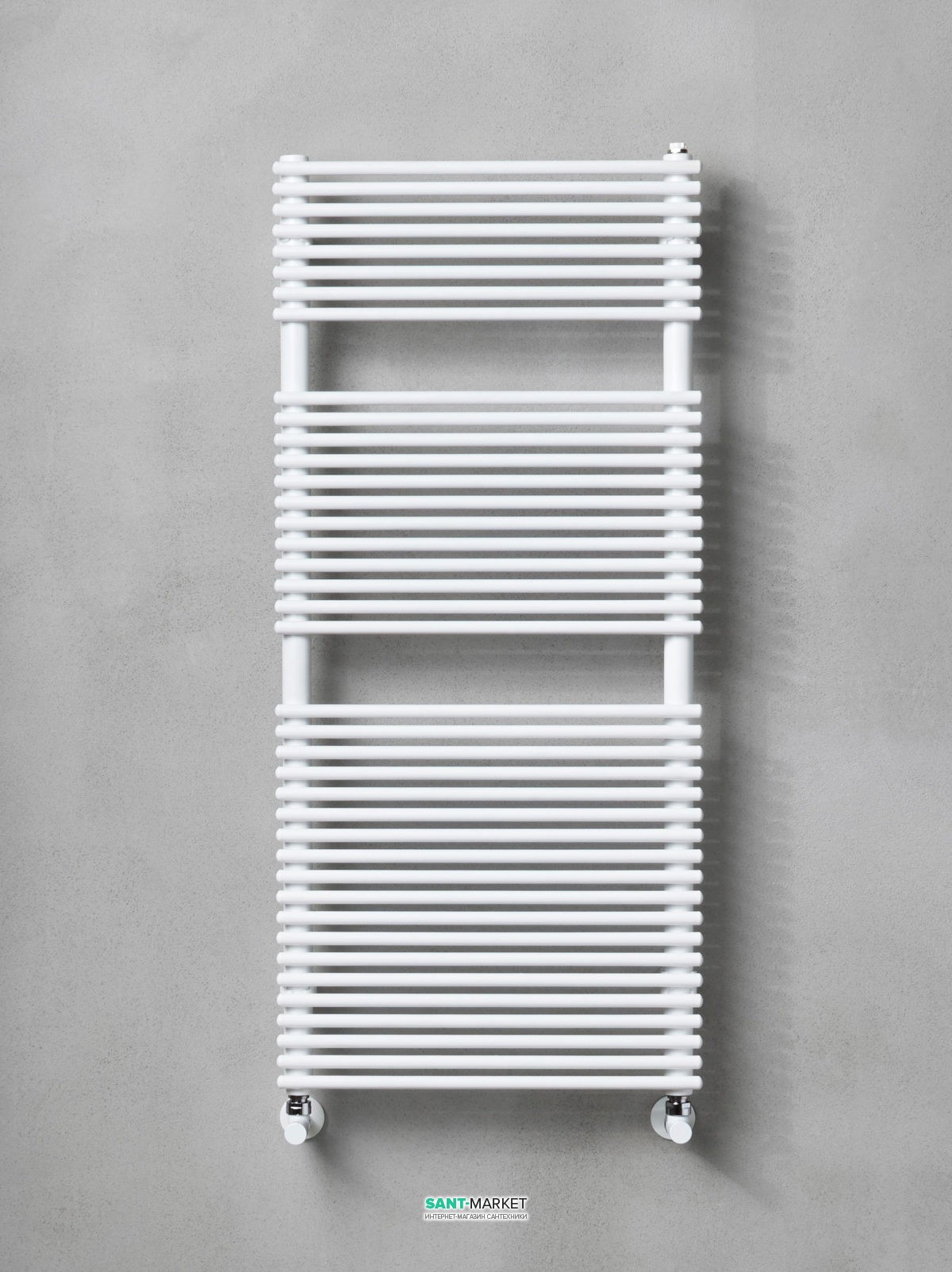 Водяной полотенцесушитель Caleido Colibrì 61х113.2 белый 611116 RAL9010