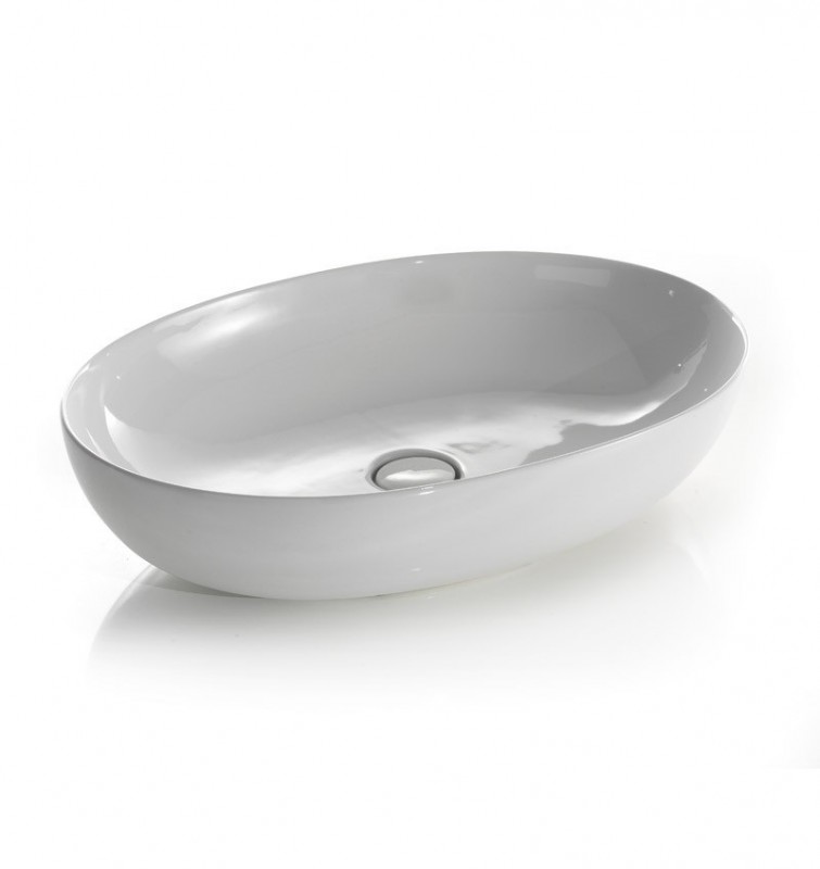 Раковина для ванной накладная AeT коллекция Acquafredda белая L600T0R0V0