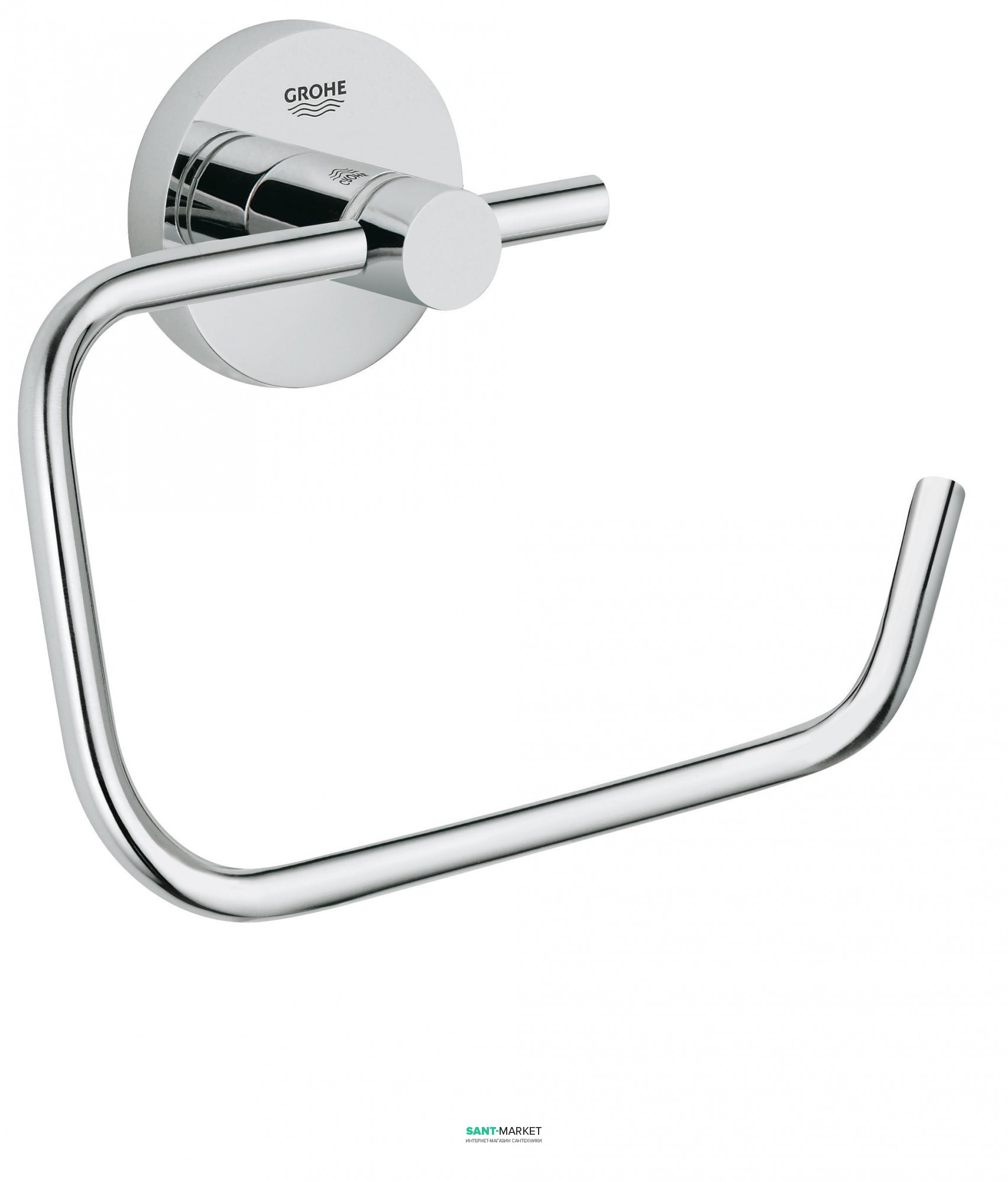 Держатель для туалетной бумаги Grohe Essentials без крышки хром 40689001