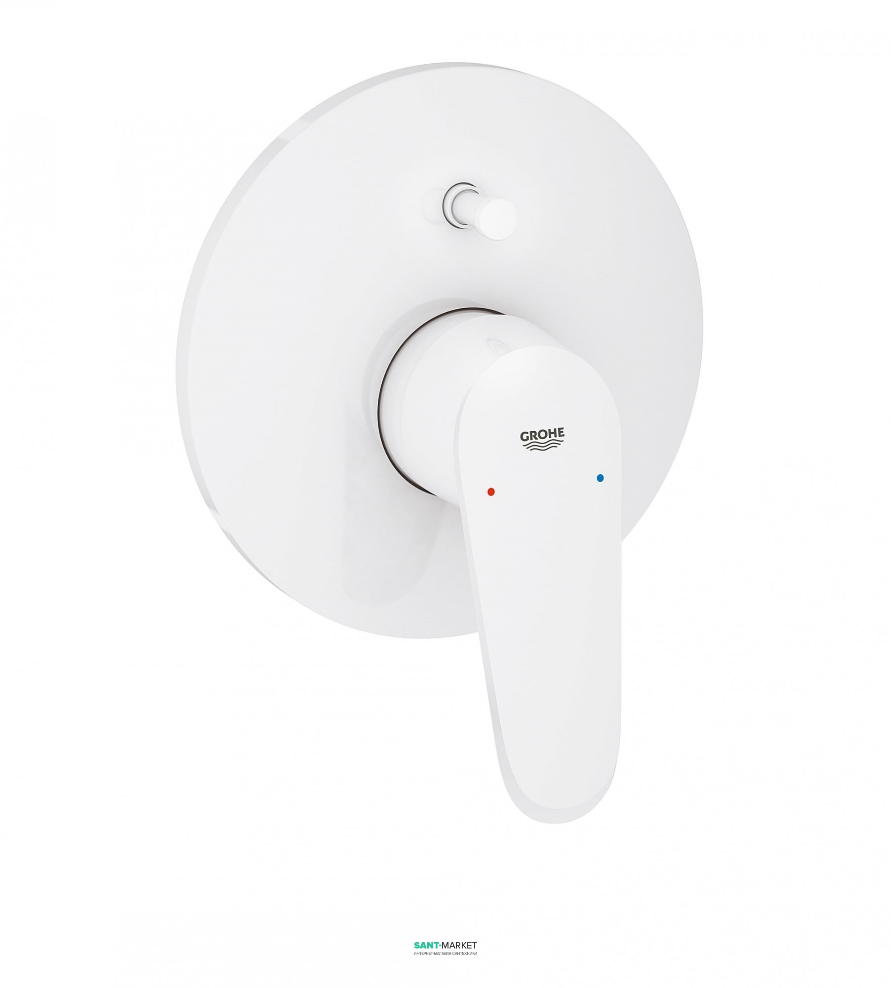 Змішувач прихований (вбудований) Grohe колекція Eurodisc Cosmopolitan білий 19548LS2