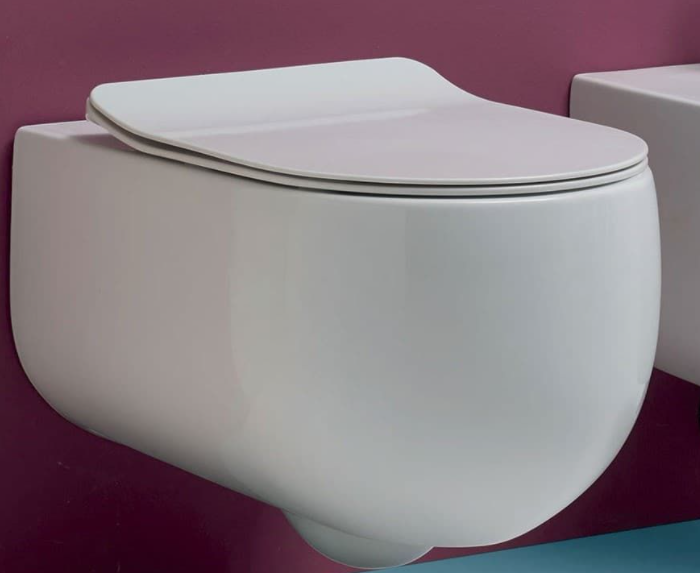 Унітаз підвісний Kerasan колекція Flo білий 311101 з кришкою Soft Сlose 319101