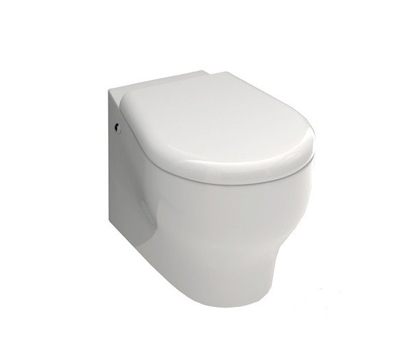 Унитаз подвесной Kerasan коллекция K09 белый 4515 с креплением 7616 и крышкой Soft 3674