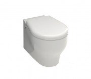 Унитаз подвесной Kerasan коллекция K09 белый 4515 с креплением 7616 и крышкой Soft 3674