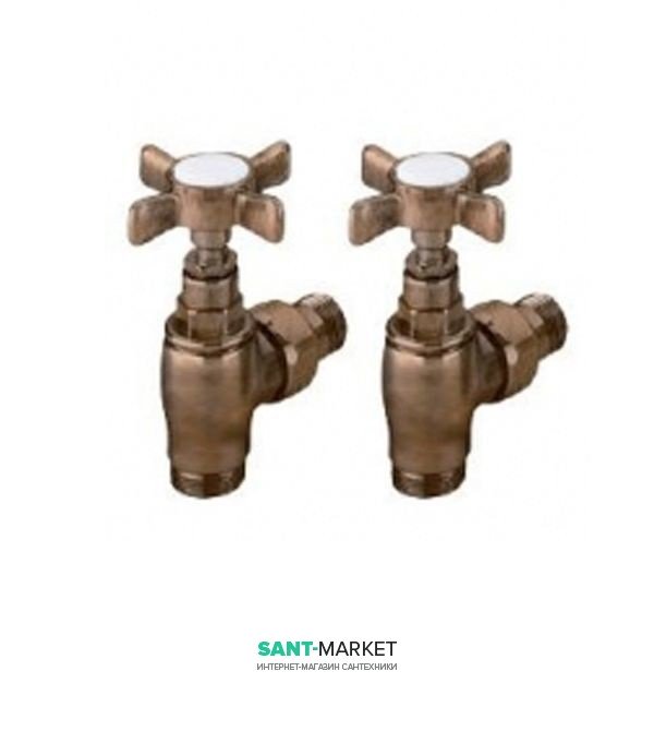 Набор запорных кранов Caleido бронза 101076BR