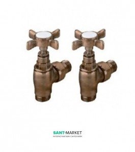 Набор запорных кранов Caleido бронза 101076BR