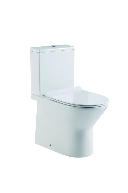 Унітаз підлоговий компакт Volle FIESTA RIM + сидіння тверде Slim slow-closing 13-77-323