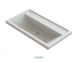 Раковина для ванной на тумбу Snail коллекция Венеция белая 106А100