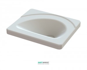 Раковина для ванной на тумбу Snail коллекция Диана белая 109А100