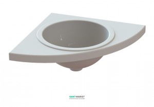 Раковина для ванної підвісна Snail колекція Аврора біла 110А100