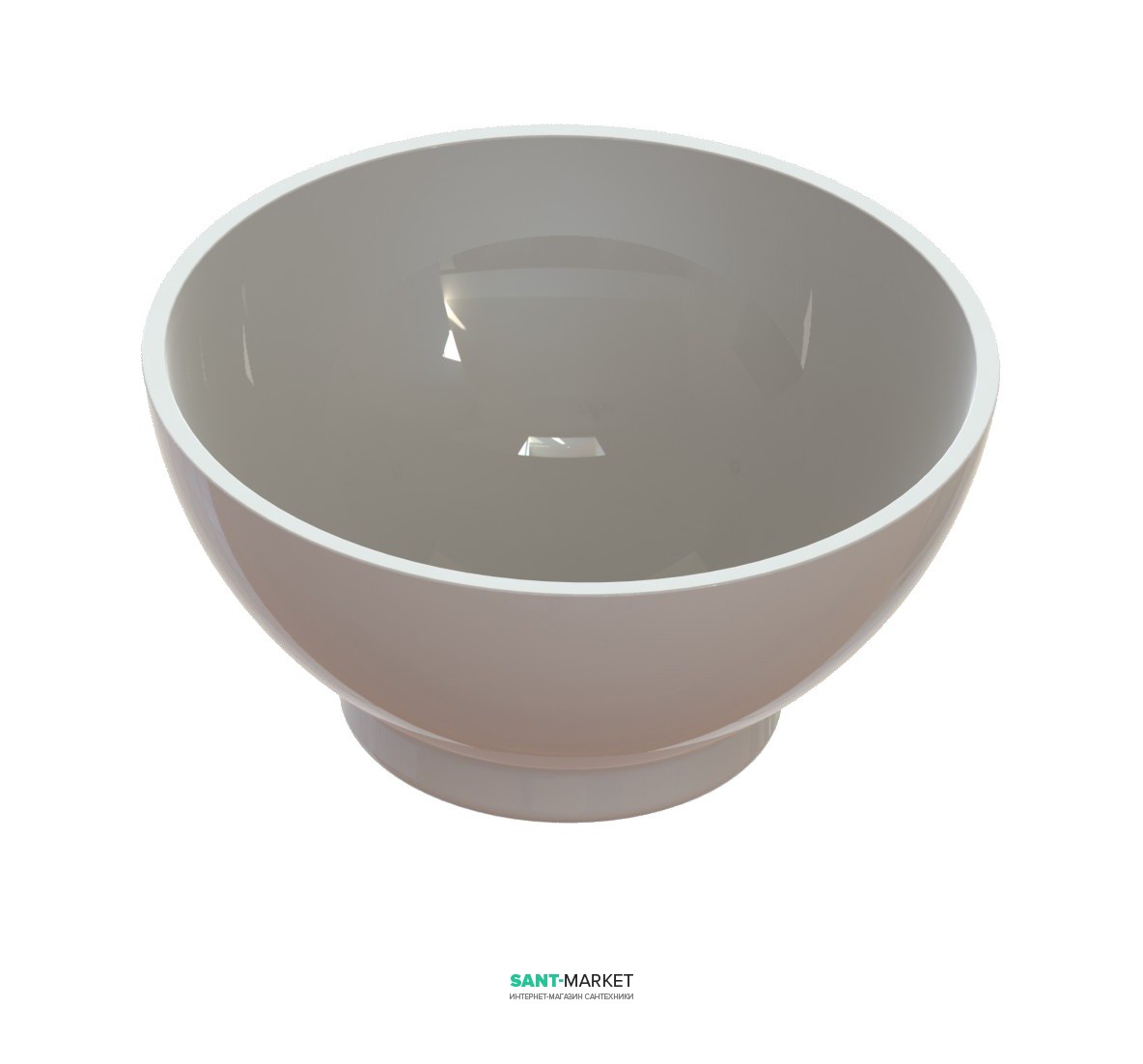 Раковина для ванной накладная Snail коллекция Селена белая 104А100