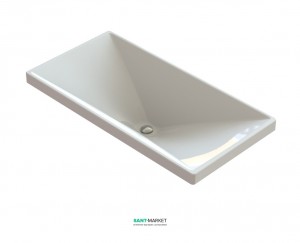 Раковина для ванной встраиваемая Snail коллекция Вега белая 115А100