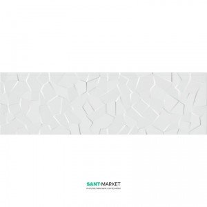 Плитка настенная Kale Wabi Shiro Crystal White Polished RP-6958R 34x111
