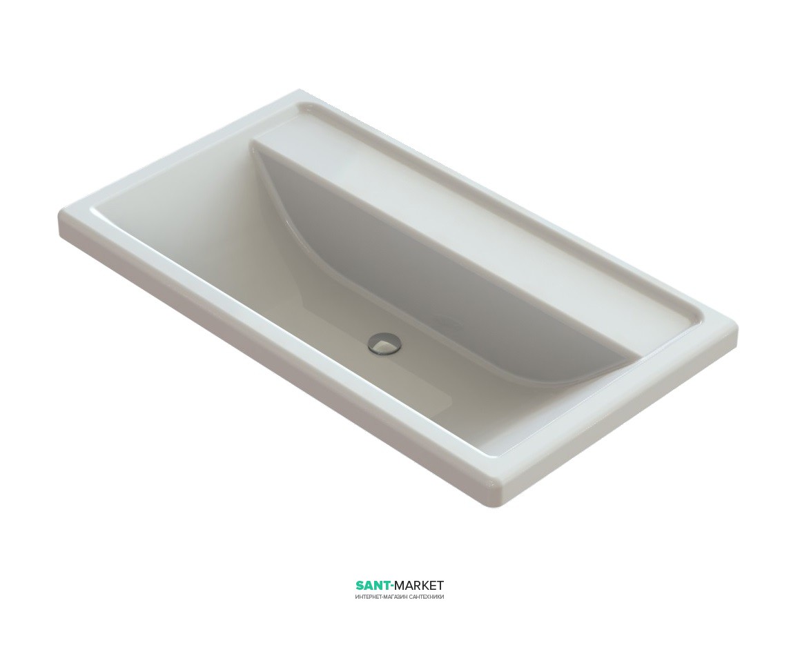 Раковина для ванной на тумбу Snail коллекция Венеция белая 106А100