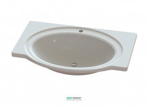 Раковина для ванной на тумбу Snail коллекция Афродита белая 108А100