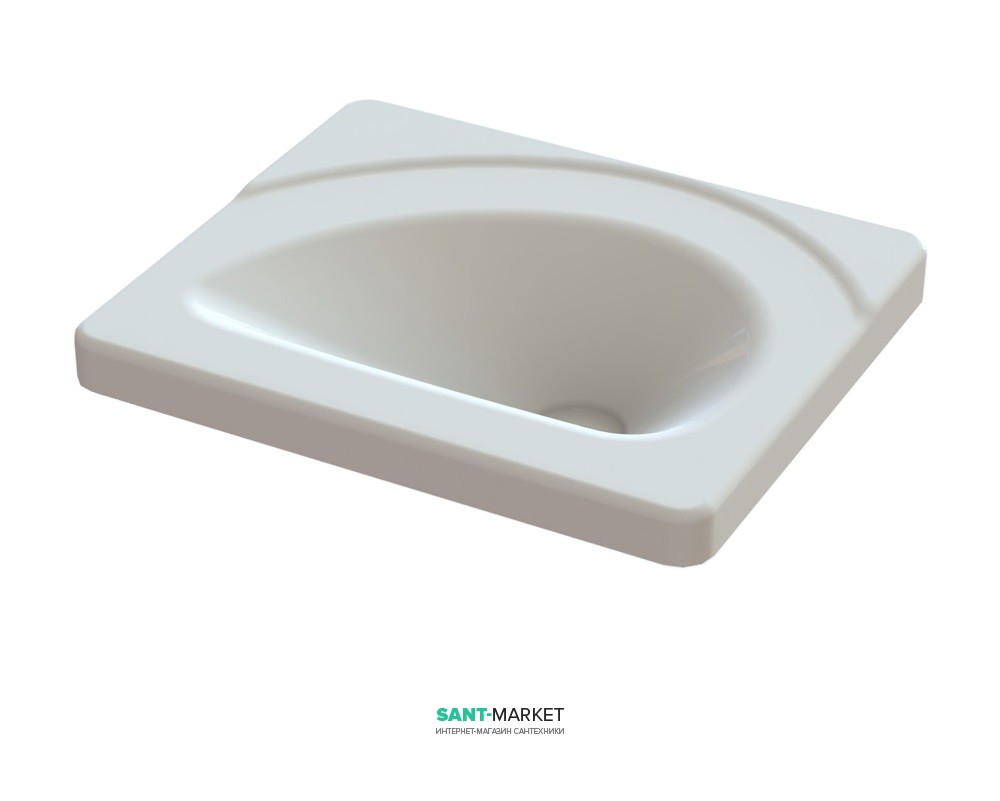 Раковина для ванной на тумбу Snail коллекция Диана белая 109А100