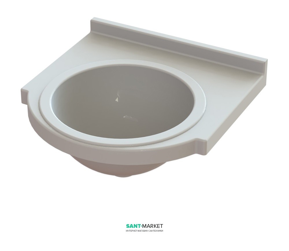 Раковина для ванной на тумбу Snail коллекция Прометей белая 111А100