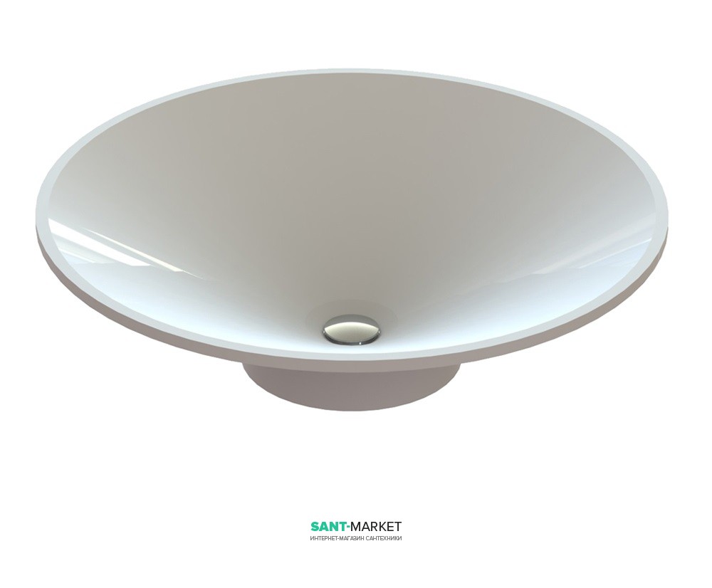 Раковина для ванной накладная Snail коллекция Орион белая 121А100