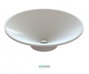 Раковина для ванной накладная Snail коллекция Орион белая 121А100