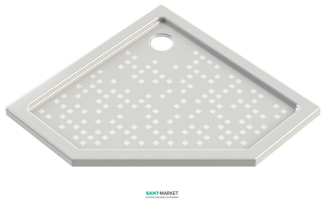 Душевой поддон Snail Белла 80 белый 146А100
