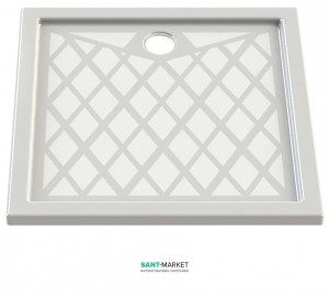 Душевой поддон Snail Пандора 90 белый 131А100